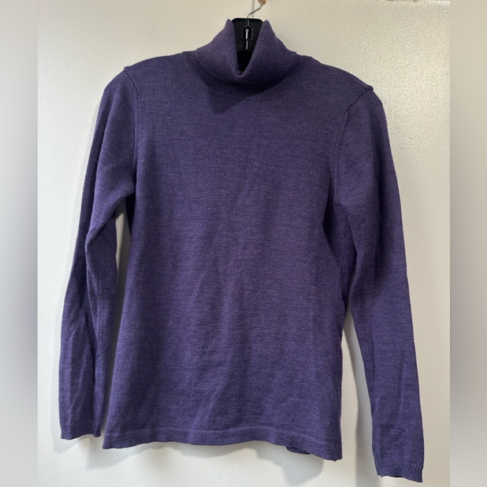 Luigi Baldo Purple Merino Wool Sweater